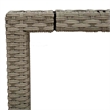 vidaXL Garden Coffee Table in Light Gray (Set of 4)