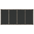 vidaXL Garden Dining Table in Light Gray