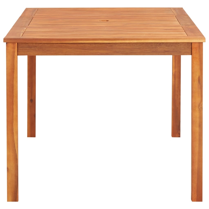 vidaXL Solid Acacia Wood Dining Table in Natural/Brown