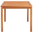 vidaXL Solid Acacia Wood Dining Table in Natural/Brown