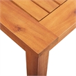 vidaXL Solid Acacia Wood Dining Table in Natural/Brown