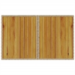 vidaXL Solid Acacia Wood Garden Dining Table in Beige