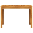 vidaXL Solid Acacia Wood Medium Dining Table in Brown