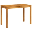 vidaXL Solid Acacia Wood Medium Dining Table in Brown