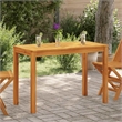 vidaXL Solid Acacia Wood Medium Dining Table in Brown