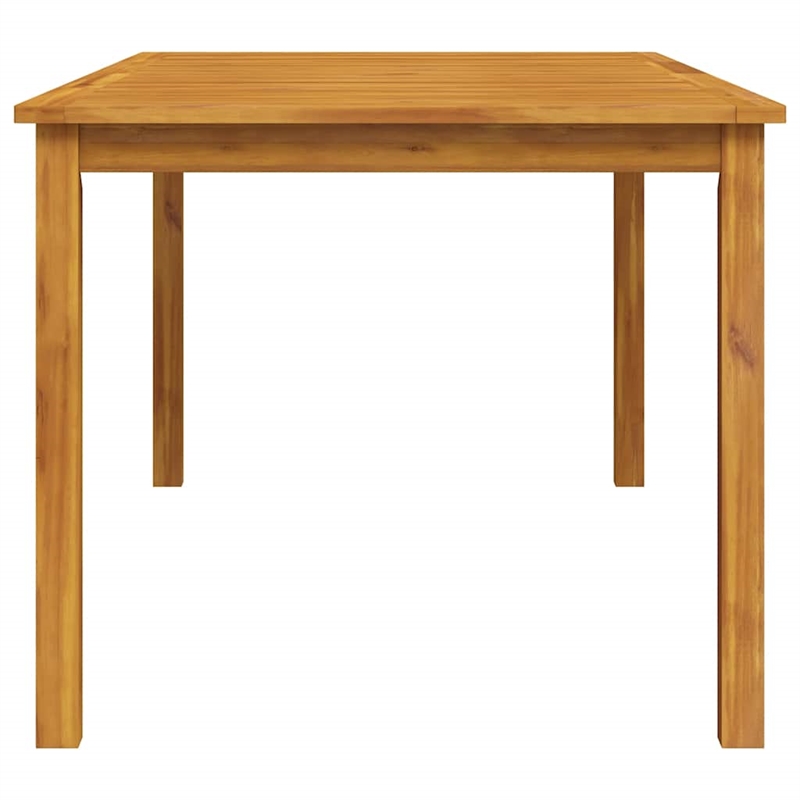 vidaXL Solid Acacia Wood Large Dining Table in Brown