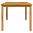 vidaXL Solid Acacia Wood Large Dining Table in Brown
