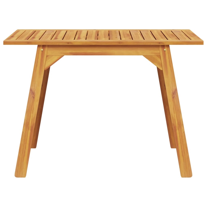 vidaXL Solid Acacia Wood Medium Dining Table in Brown