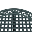 vidaXL Cast Aluminum Medium Garden Dining Table in Green