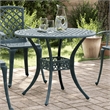 vidaXL Cast Aluminum Medium Garden Dining Table in Green