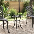 vidaXL Cast Aluminum Garden Table in Black