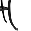 vidaXL Cast Aluminum Garden Table in Black