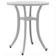 vidaXL Cast Aluminum Garden Table in White