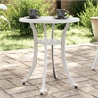 vidaXL Cast Aluminum Garden Table in White
