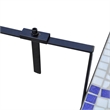 vidaXL Iron and Ceramic Medium Foldable Garden Table in Blue/White