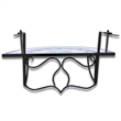 vidaXL Iron and Ceramic Medium Foldable Garden Table in Blue/White