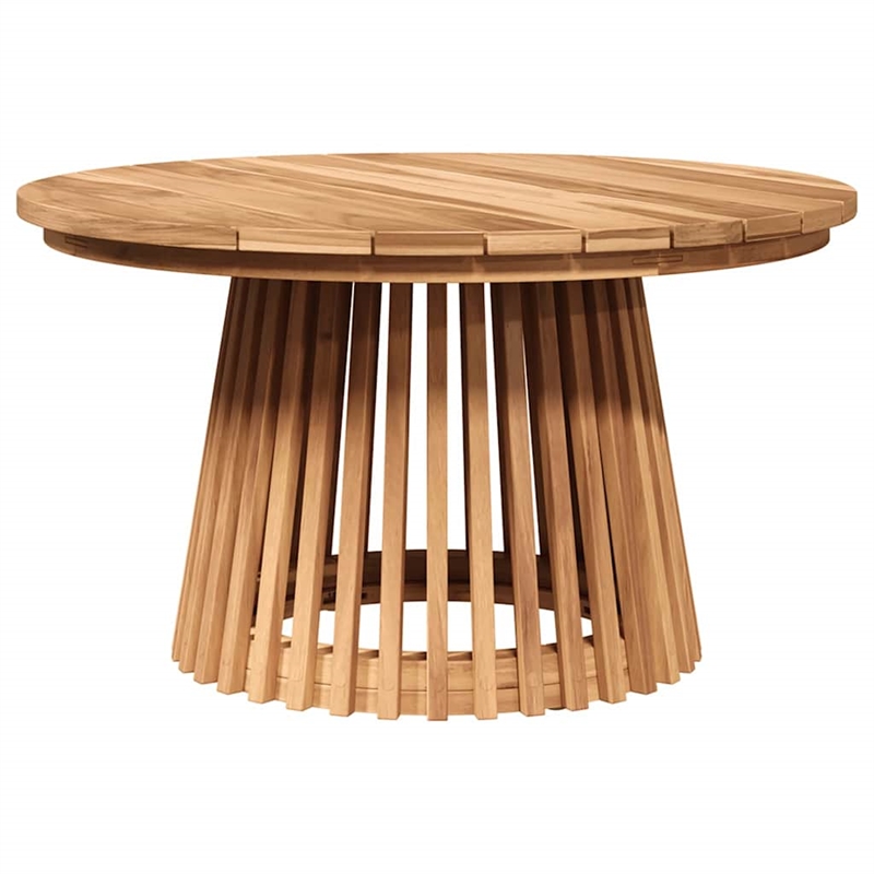 vidaXL Solid Teak Wood Side Table in Brown