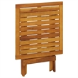 vidaXL Solid Acacia Wood Side Table in Brown