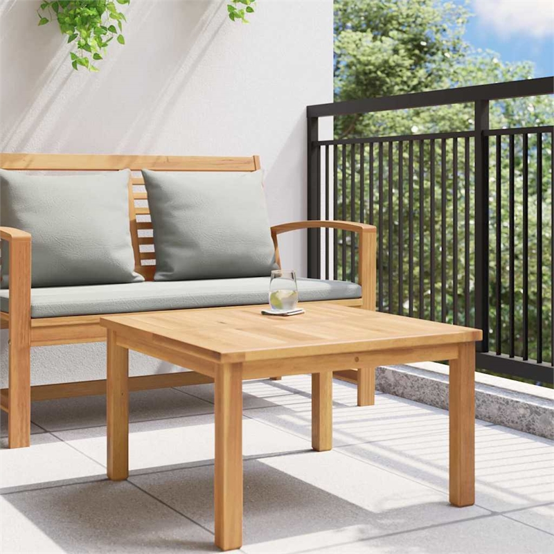 vidaXL Solid Teak Wood Coffee Table in Brown