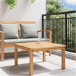 vidaXL Solid Teak Wood Coffee Table in Brown