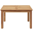 vidaXL Solid Teak Wood Coffee Table in Brown