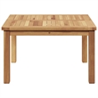 vidaXL Solid Teak Wood Coffee Table in Brown
