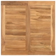 vidaXL Solid Teak Wood Coffee Table in Brown
