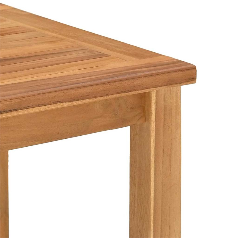 vidaXL Solid Teak Wood Coffee Table in Brown