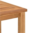 vidaXL Solid Teak Wood Coffee Table in Brown