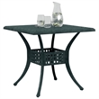 vidaXL Cast Aluminum Medium Garden Table in Green