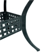 vidaXL Cast Aluminum Medium Garden Table in Green