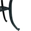 vidaXL Cast Aluminum Medium Garden Dining Table in Green