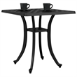 vidaXL Cast Aluminum Medium Garden Dining Table in Black