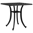 vidaXL Cast Aluminum Medium Garden Dining Table in Black