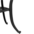 vidaXL Cast Aluminum Medium Garden Dining Table in Black