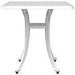 vidaXL Cast Aluminum Garden Dining Table in White