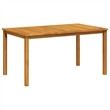 vidaXL Solid Acacia Wood Dining Table in Natural/Brown