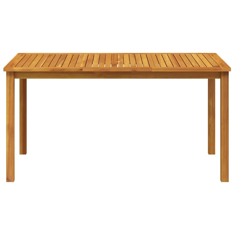 vidaXL Solid Acacia Wood Dining Table in Natural/Brown