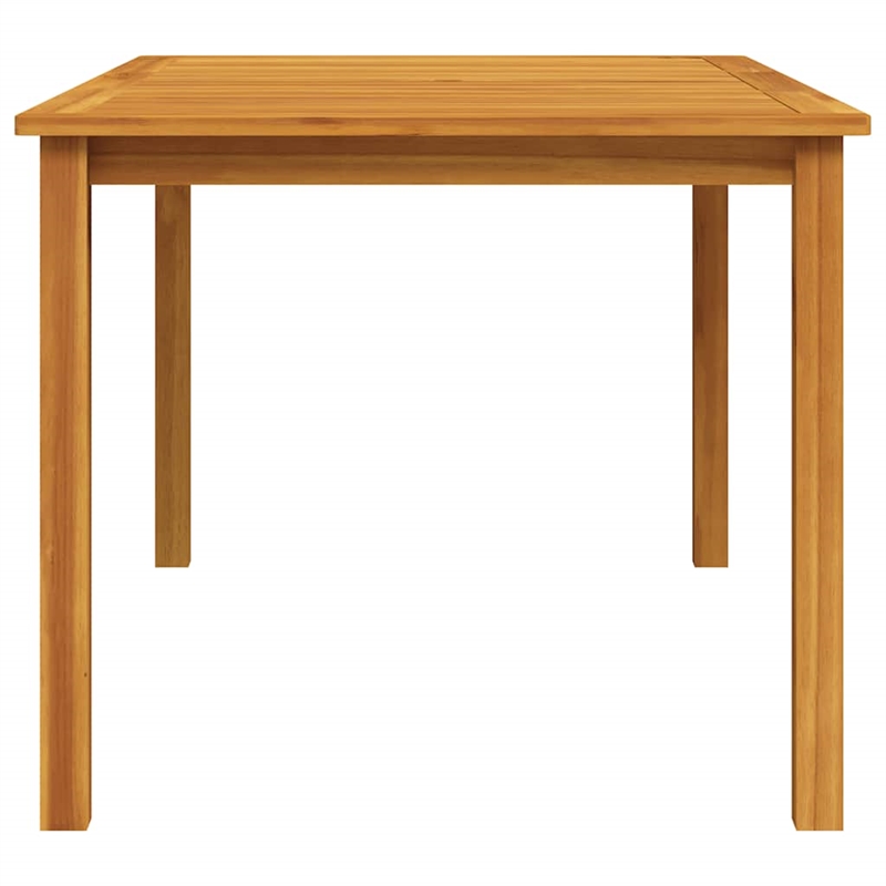 vidaXL Solid Acacia Wood Dining Table in Natural/Brown