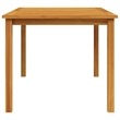 vidaXL Solid Acacia Wood Dining Table in Natural/Brown