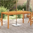 vidaXL Solid Acacia Wood Dining Table in Natural/Brown