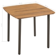vidaXL Solid Acacia Wood Dining Table in Brown