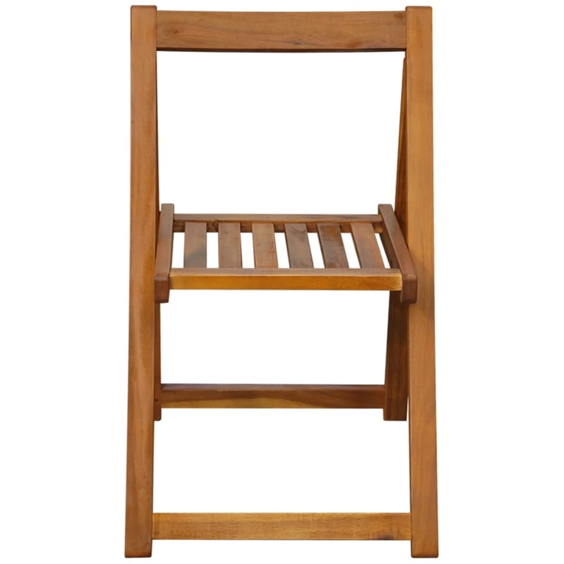 vidaXL Acacia Wood with Oil Finish Outdoor Dining Set in Natural/Brown