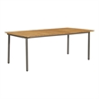 vidaXL Solid Acacia Wood Dining Table in Brown