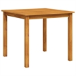 vidaXL Durable Square Dining Table in Rustic
