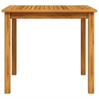 vidaXL Durable Square Dining Table in Rustic