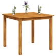 vidaXL Durable Square Dining Table in Rustic
