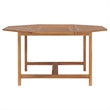 vidaXL Solid Teak Wood Dining Table in Teak Brown
