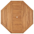 vidaXL Solid Teak Wood Dining Table in Teak Brown