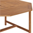 vidaXL Solid Teak Wood Dining Table in Teak Brown